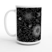 Floral Cups -  Large and Small Ceramic Mug