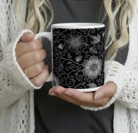Floral Cups -  Large and Small Ceramic Mug