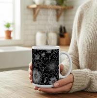 Floral Cups -  Large and Small Ceramic Mug