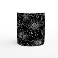 Floral Cups -  Large and Small Ceramic Mug
