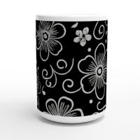 Floral Cups -  Large and Small Ceramic Mug