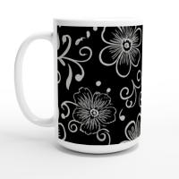 Floral Cups -  Large and Small Ceramic Mug