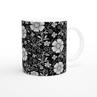 Floral Cups -  Large and Small Ceramic Mugs