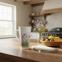 Latte 17oz Ceramic Mug - Coffee or Tea Cup, Extra Tall