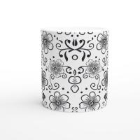 Floral Cups -  Large and Small Ceramic Mug