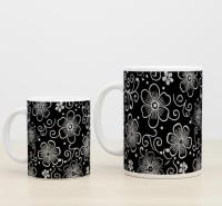 Floral Cups -  Large and Small Ceramic Mug