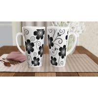 Latte 17oz Ceramic Mug - Coffee or Tea Cup, Extra Tall