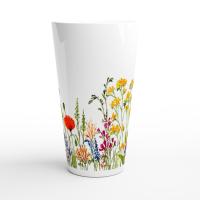 Latte 17oz Ceramic Mug - Coffee or Tea Cup, Extra Tall