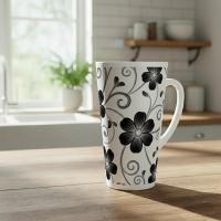 Latte 17oz Ceramic Mug - Coffee or Tea Cup, Extra Tall