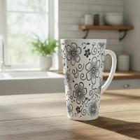 Latte 17oz Ceramic Mug - Coffee or Tea Cup, Extra Tall