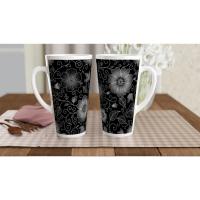 Latte 17oz Ceramic Mug - Coffee or Tea Cup, Extra Tall