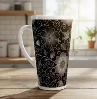 Latte 17oz Ceramic Mug - Coffee or Tea Cup, Extra Tall