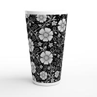 Latte 17oz Ceramic Mug - Coffee or Tea Cup, Extra Tall