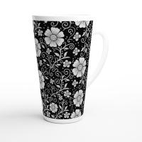 Latte 17oz Ceramic Mug - Coffee or Tea Cup, Extra Tall