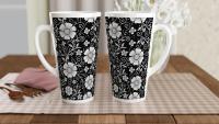 Latte 17oz Ceramic Mug - Coffee or Tea Cup, Extra Tall