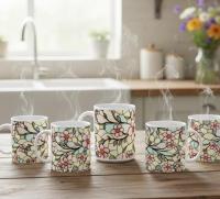 Floral Cups -  Large and Small Ceramic Mug