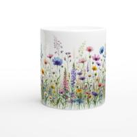 Floral Cups -  Large and Small Ceramic Mugs