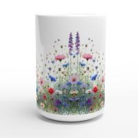Floral Cups -  Large and Small Ceramic Mugs