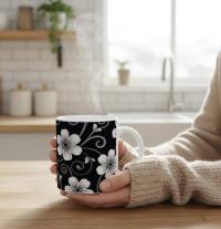 Floral Cups -  Large and Small Ceramic Mug