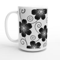 Floral Cups -  Large and Small Ceramic Mug