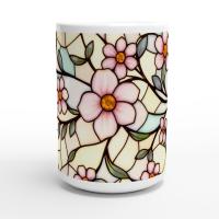 Floral Cups -  Large and Small Ceramic Mug