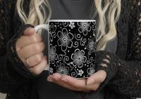 Floral Cups -  Large and Small Ceramic Mug