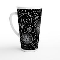 Latte 17oz Ceramic Mug - Coffee or Tea Cup, Extra Tall