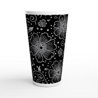 Latte 17oz Ceramic Mug - Coffee or Tea Cup, Extra Tall