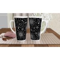 Latte 17oz Ceramic Mug - Coffee or Tea Cup, Extra Tall
