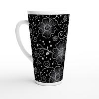 Latte 17oz Ceramic Mug - Coffee or Tea Cup, Extra Tall