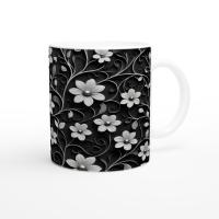 Floral Cups -  Large and Small Ceramic Mug
