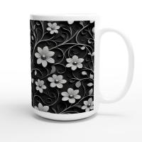 Floral Cups -  Large and Small Ceramic Mug
