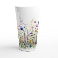 Latte 17oz Ceramic Mug - Coffee or Tea Cup, Extra Tall