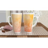 Latte 17oz Ceramic Mug - Coffee or Tea Cup, Extra Tall