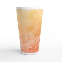 Latte 17oz Ceramic Mug - Coffee or Tea Cup, Extra Tall