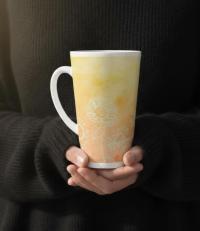 Latte 17oz Ceramic Mug - Coffee or Tea Cup, Extra Tall