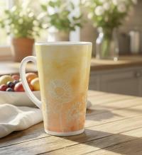 Latte 17oz Ceramic Mug - Coffee or Tea Cup, Extra Tall