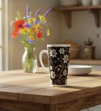 Latte 17oz Ceramic Mug - Coffee or Tea Cup, Extra Tall