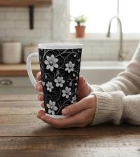 Latte 17oz Ceramic Mug - Coffee or Tea Cup, Extra Tall