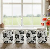 Floral Cups -  Large and Small Ceramic Mug