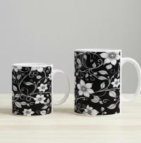 Floral Cups -  Large and Small Ceramic Mug