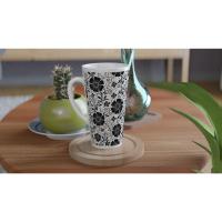 Latte 17oz Ceramic Mug - Coffee or Tea Cup, Extra Tall