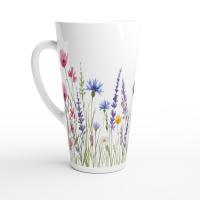 Latte 17oz Ceramic Mug - Coffee or Tea Cup, Extra Tall