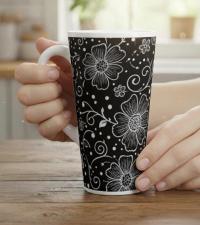 Latte 17oz Ceramic Mug - Coffee or Tea Cup, Extra Tall