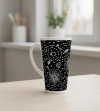 Latte 17oz Ceramic Mug - Coffee or Tea Cup, Extra Tall