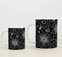 Floral Cups -  Large and Small Ceramic Mugs