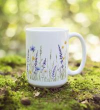 Floral Cups -  Large and Small Ceramic Mugs