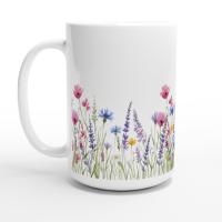 Floral Cups -  Large and Small Ceramic Mugs