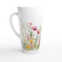 Latte 17oz Ceramic Mug - Coffee or Tea Cup, Extra Tall