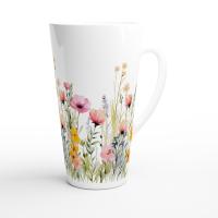 Latte 17oz Ceramic Mug - Coffee or Tea Cup, Extra Tall